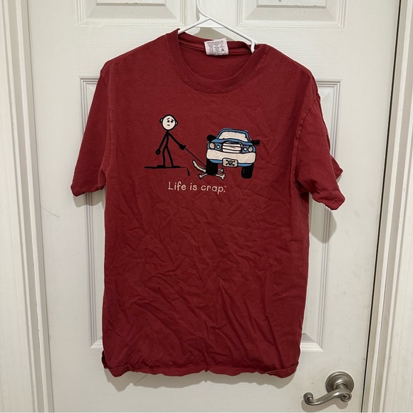 Vintage Life is Crap funny graphic tee - Picture 5 of 5